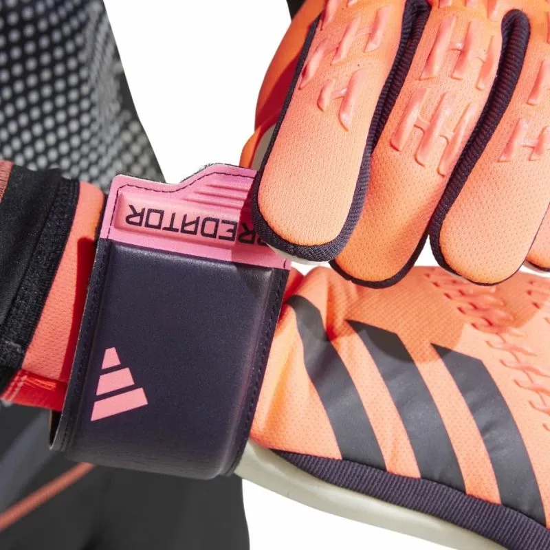 Dorëza për portier meshkuj adidas, të bardha dhe portokalli - 2