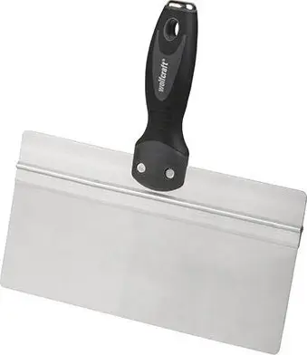 Shpatullë për panele gipsi Wolfcraft, 200 mm, çelik inox, dorezë alumini