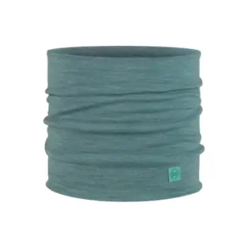 Shall multifunksional BUFF Merino Heavyweight Neck Warmer, lesh Merino, i gjelbër