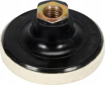 Disk lustruese Yato Felt Polishing Disc 75mm, trashësi 10mm, filetë M14, e bardhë