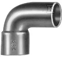 Kolano bakri Conex Bänninger 5092, 42mm, 90°, ngjyrë bakri