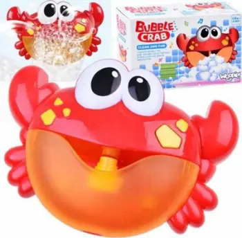 Lodër banjoje Bubble Crab, prodhon shkumë, me melodi, e kuqe