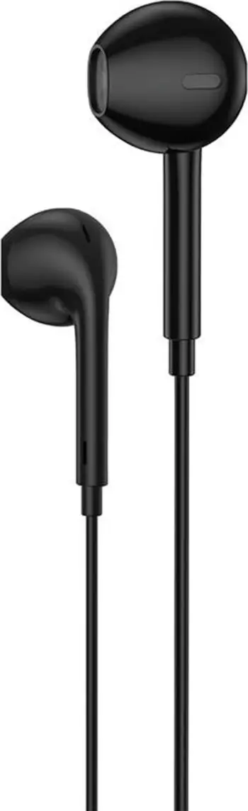 Kufje me tela Foneng EP100, In Ear, 1.2 m, 3.5 mm, të zeza