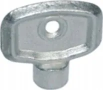 Çelës metalik për valvul ajrimi manual, universal, ngjyrë metalike - 1
