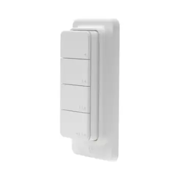 Telekomandë inteligjente Shelly BLU RC Button 4 ZB, 4 butona, Zigbee, e bardhë