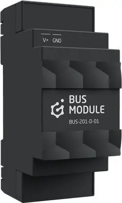 Modul BUS Grenton BUS-201-D-01, TF-Bus, montim DIN, i zi