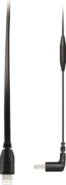 Kabllo audio Rode SC15, Lightning në 3.5mm kënd i drejtë, 30cm, e zezë