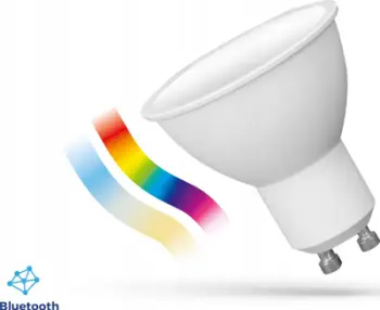 Llambë LED Spectrum Smart Easy Smart GU10, 4.9W, RGBW CCT Bluetooth, e bardhë