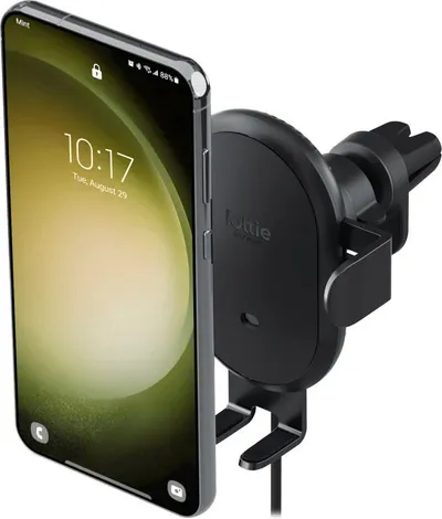 Mbajtëse veture IOttie Auto Sense 2, karikim wireless, montim në grila ajri, e zezë - 2