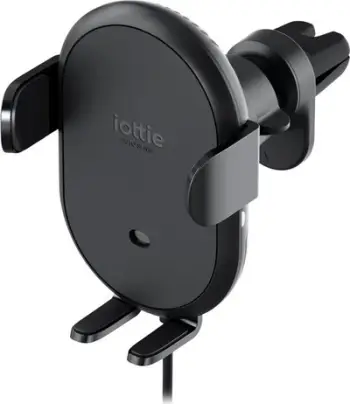 Mbajtëse veture IOttie Auto Sense 2, karikim wireless, montim në grila ajri, e zezë