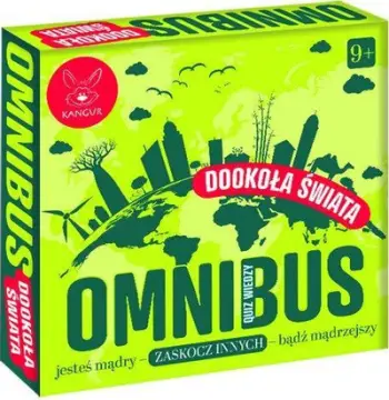 Lojë shoqërore Omnibus Around Wiata Polska, lojë bordi familjare, në gjuhën polake, shumëngjyrëshe