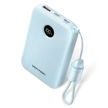 Karikues portativ Vention FKAL0 C, 10000mAh, 22.5W, blu