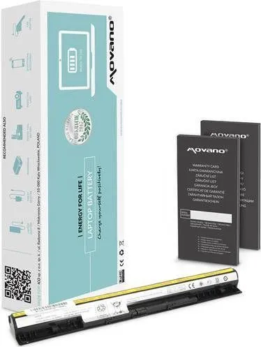 Bateri laptopi Movano Lenovo IdeaPad G500s G510s Z710, 2200mAh, Li Ion, e zezë - 1