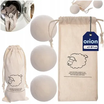 Toptha tharëse Orion me lesh, set 3 copë, Ø7cm, bezhë - 1