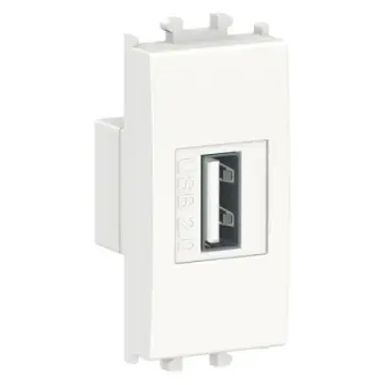Prizë USB 1M Schneider Electric Easy Styl LMR9810001 – E bardhë