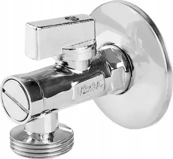 Valvul këndore me filtër Perfexim PHA-012, PN16, 1/2"x1/2", krom