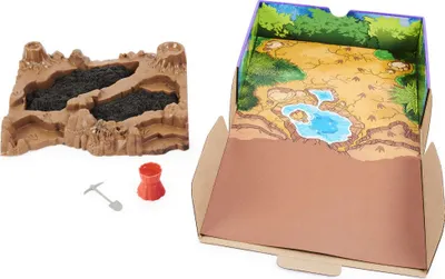 Set lodër Kinetic Sand Dino Dig, 454g, mbi 10 kocka dinosaurësh, multingjyrësh - 4
