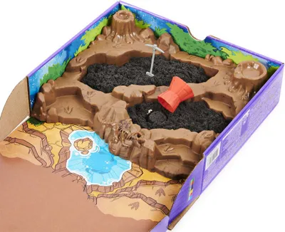 Set lodër Kinetic Sand Dino Dig, 454g, mbi 10 kocka dinosaurësh, multingjyrësh - 5