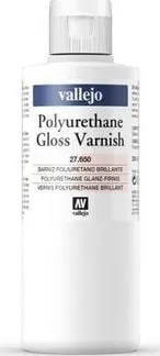 Llak shkëlqyes Vallejo VJP27650, poliuretani, 200 ml, transparent - 1