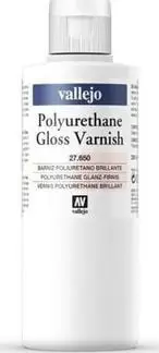 Llak shkëlqyes Vallejo VJP27650, poliuretani, 200 ml, transparent