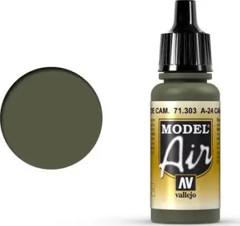 Ngjyrë akrilike Vallejo Model Air A 24M, 17ml, jeshile kamuflazh