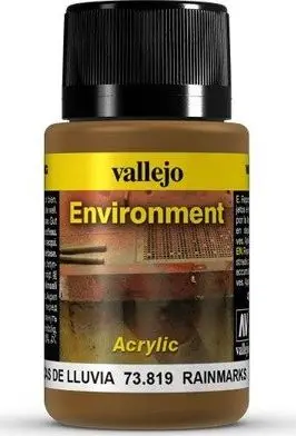 Solucion weathering Vallejo AV Weathering Effects Rainmarks, 40ml, transparent