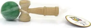 Lodër druri për shkathtësi, çekiç me top, shumëngjyrëshe