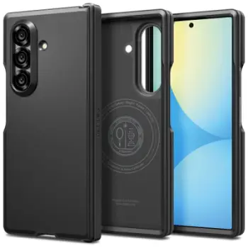 Maskë telefoni Spigen Tough Armor Pro MagFit, për Samsung Galaxy Z Fold, mbrojtje e fortë, e zezë