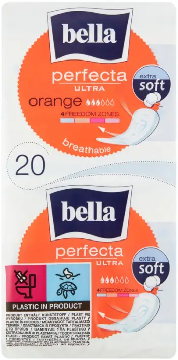 Peceta higjienike Bella Perfecta Ultra Orange, extra soft, 20 copë