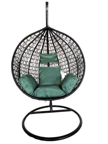 Luhatëse kopshti Heinner Linea, 115x68x195 cm, kapacitet 100 kg, e zezë jeshile