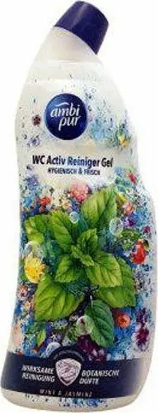 Xhel pastrues WC Ambi Pur Mint & Jasmine, 750ml, aromë mente jasemini