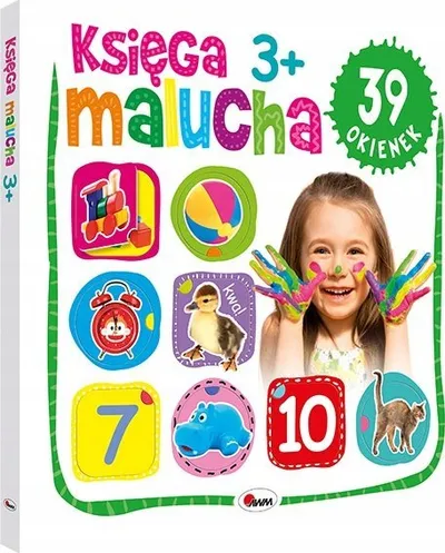 Libër interaktiv për fëmijë Baby’s Book, 39 dritare, edukativ, shumëngjyrësh - 2