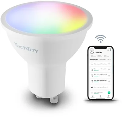 Poç TechToy Smart Bulb RGBm 4.5W, GU10, 3 copë - 2