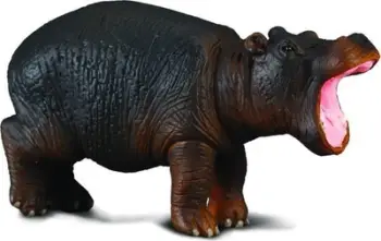 Figurë lodër Collecta Young Hippopotamus, model 004-88090, shumëngjyrëshe
