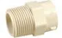 Lidhëse PVC-C Nibco, me dalje të jashtme KW/GZ 1" (4704-010), bezhë - 1