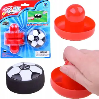 Loja e tavolinës Dexterity Game Air Hockey GR0324, set me disk dhe 2 goditës, portativ