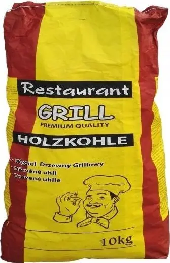 Qymyr për skarë Restaurant Grill, dru natyral, 10kg, i zi