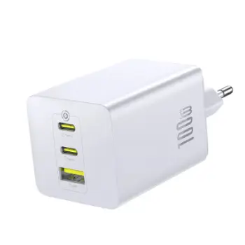 Karikues muri Baseus EnerFill FE11, 100W, 2x USB C USB A, i bardhë