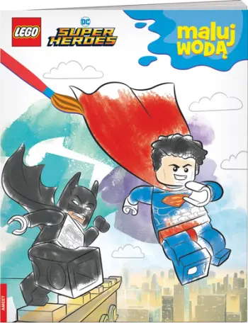 Libër me aktivitete LEGO DC Comics Super Heroes Paint with Water, për fëmijë