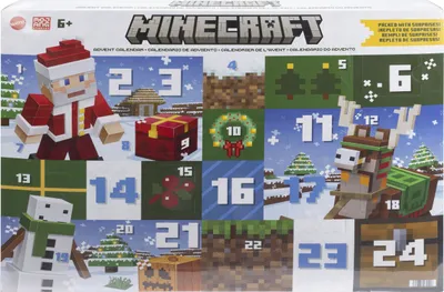Kalendar i Adventit Mattel Minecraft, 24 ditë, për fëmijë 6+ - 1