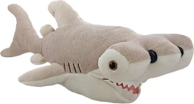 Lodër pelushi Beppe peshkaqen çekiç, 18 cm, gri - 1