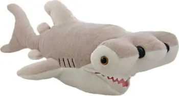 Lodër pelushi Beppe peshkaqen çekiç, 18 cm, gri
