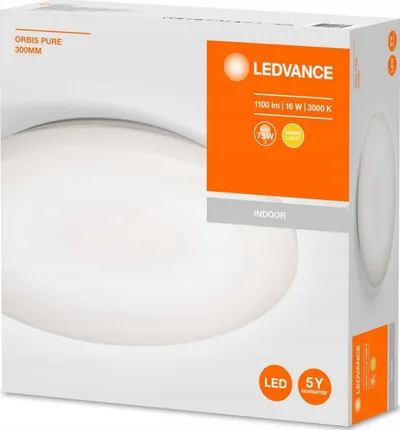 Plafonierë LED Ledvance Orbis Pure, 30 cm, 10 W, e bardhë - 3