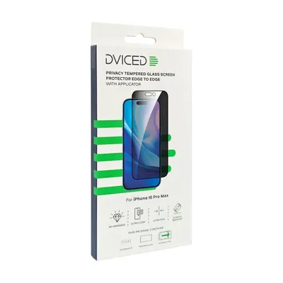 Dviced Privacy Tempered Glass Screen Protector Edge To Edge For iPhone 16 Pro Max With Applicator - 4