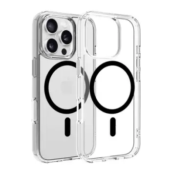 Dviced MagSafe iPhone 16 Pro Clear Case, Black