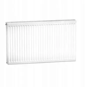 Radiator çeliku Kermi X2 Profil-V Type 22, 500x1000x500 mm, me valvul termostatike, i bardhë