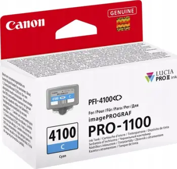 Patronë boje Canon PFI-4100C, cyan, për Canon imagePROGRAF PRO-1100