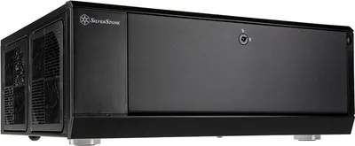 Kasi kompjuterik SilverStone Grandia GD10B, ATX HTPC, 8 slote zgjerimi, i zi - 1