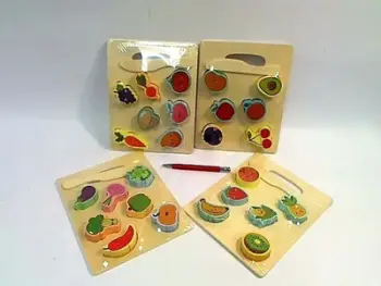 Lodër blloqe druri Pegaz Wooden Blocks 16110, set ndërtimi, shumëngjyrëshe