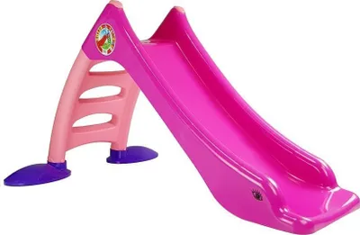 Rrëshqitëse kopshti Lean Toys Slide Garden 424, për fëmijë, rozë vjollcë - 2